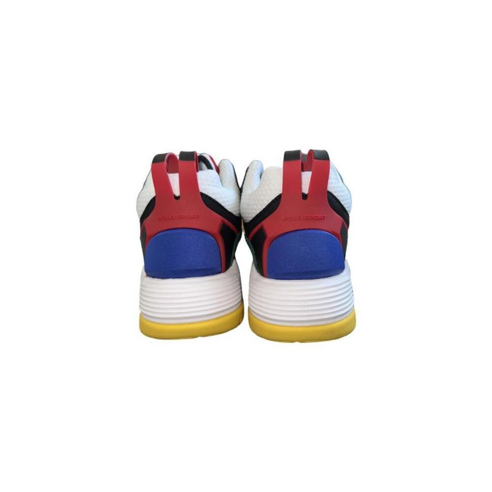 Polo Sport Ralph Lauren Ps100 High Top Shoes Size 4 Black /Multicolor Colorblock - Picture 4 of 6